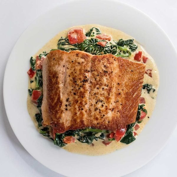 Chicken Piccata With Garlicky Greens